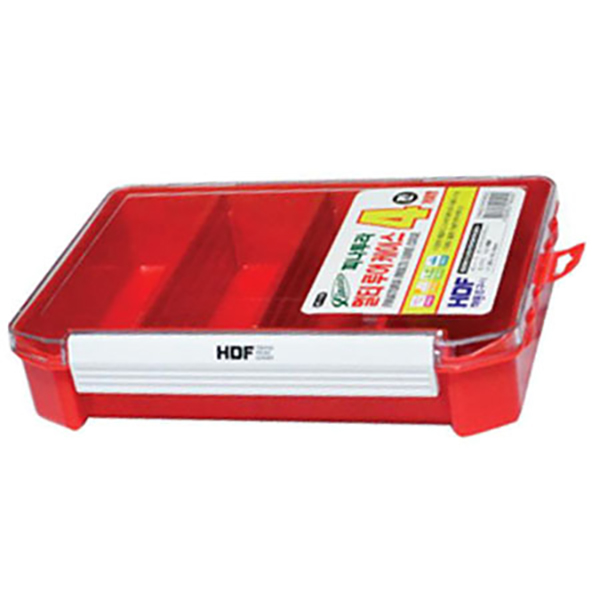 해동 피나투라 멀티 루어 케이스 4칸 HT-1176 레드 - 상품 이미지