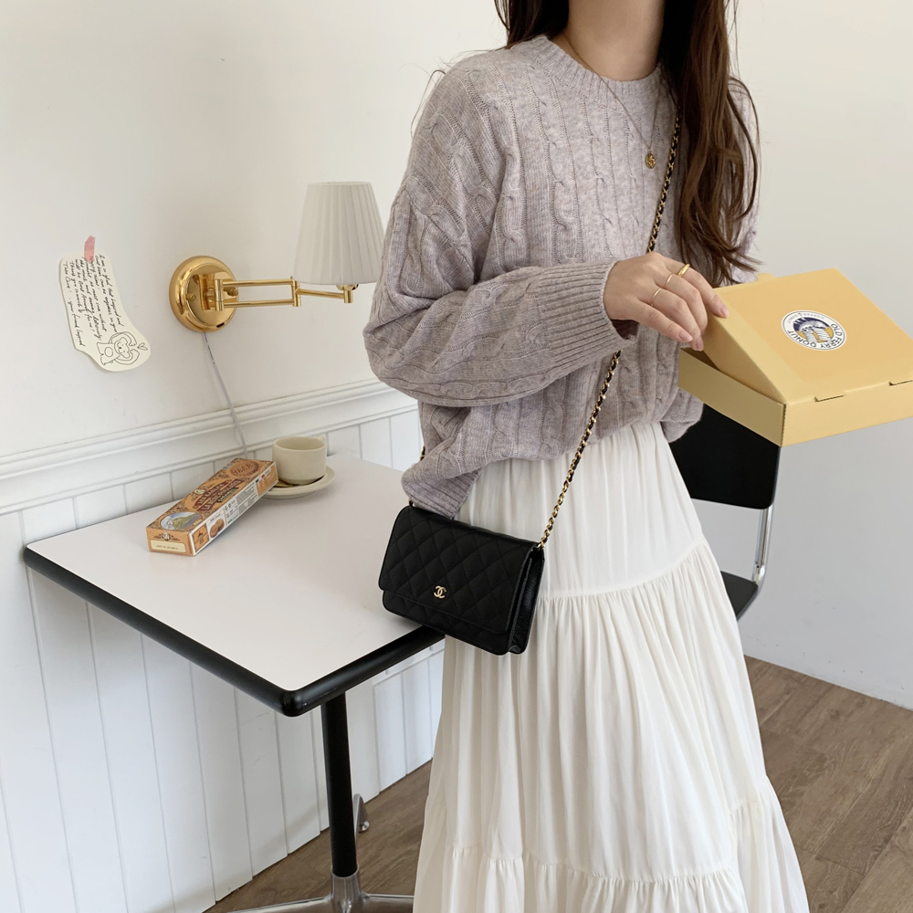 부드러운 루즈핏 보카시 울니트 꽈배기 케이블 니트 가을 여성 니트티 라운드 브이넥