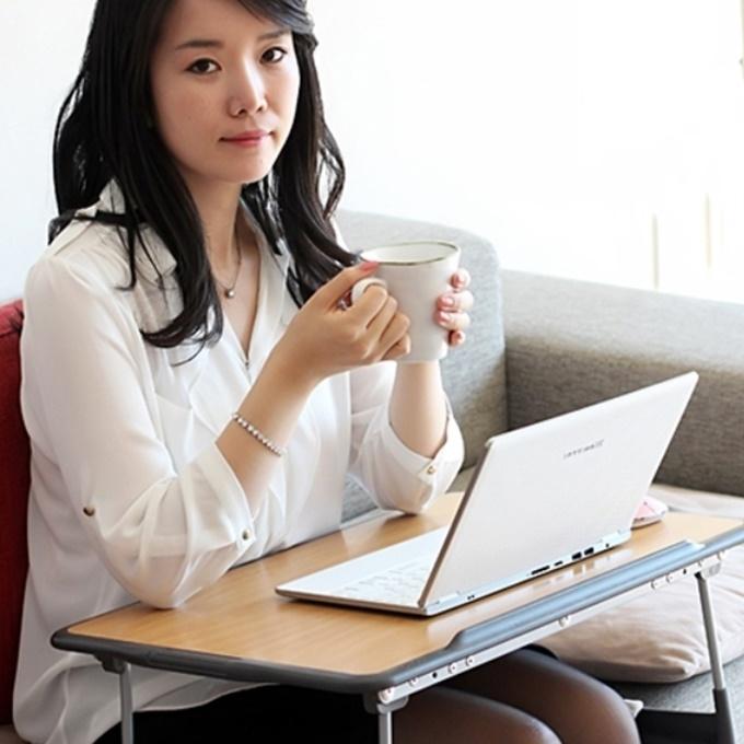 좌식 1인용 각도조절 보조책상 컴퓨터 책상 북스탠드 책 받침대 독서대 노트북 거치대