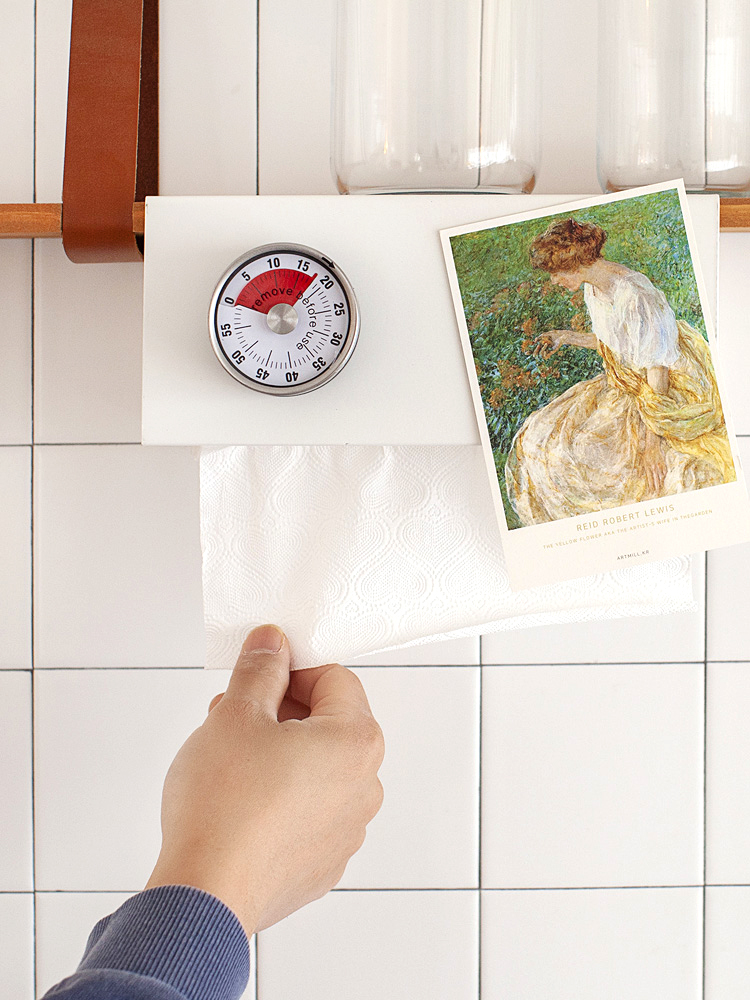 뽑아쓰는 키친타올 홀더 핸디타올 티슈 마그넷 싱크대 정리