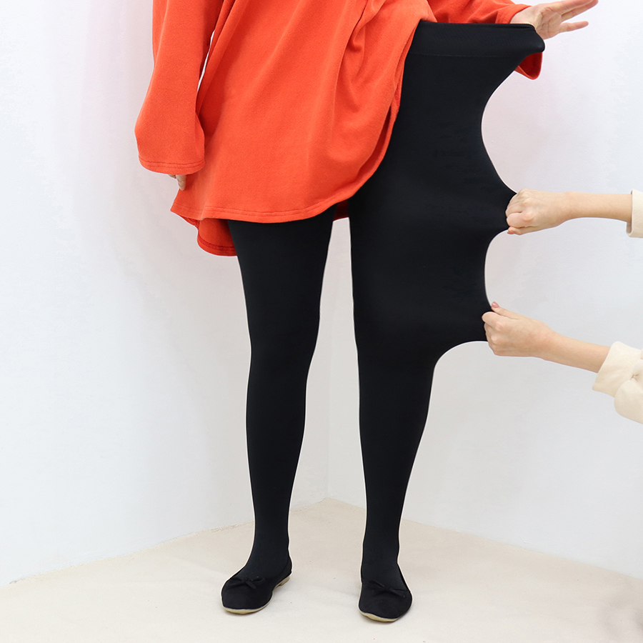 빅사이즈 겨울 무발 유발 고리 7종 융털 밍크 기모 밴딩 롱 타이즈 레깅스 팬티 스타킹 제품 이미지