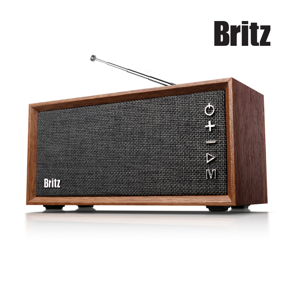 [브리츠몰] BA-RBW1 Plus 휴대용 블루투스 스피커 / FM 라디오