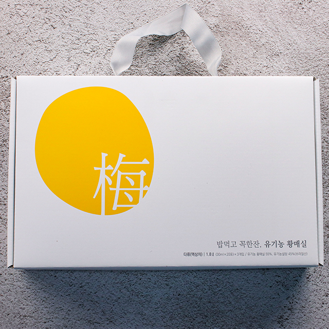 유기농 3년숙성 황 매실액기스 선물세트 - 스틱형 (30ml X 60포) 하동 황매실청 - 상세 이미지 2