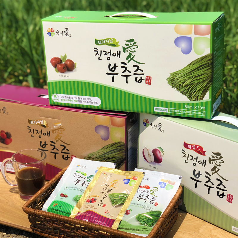 친정애부추농원 스토어 로고