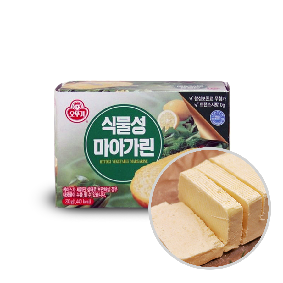 오뚜기 식물성 마아가린 200g, 1개 - 메인 이미지