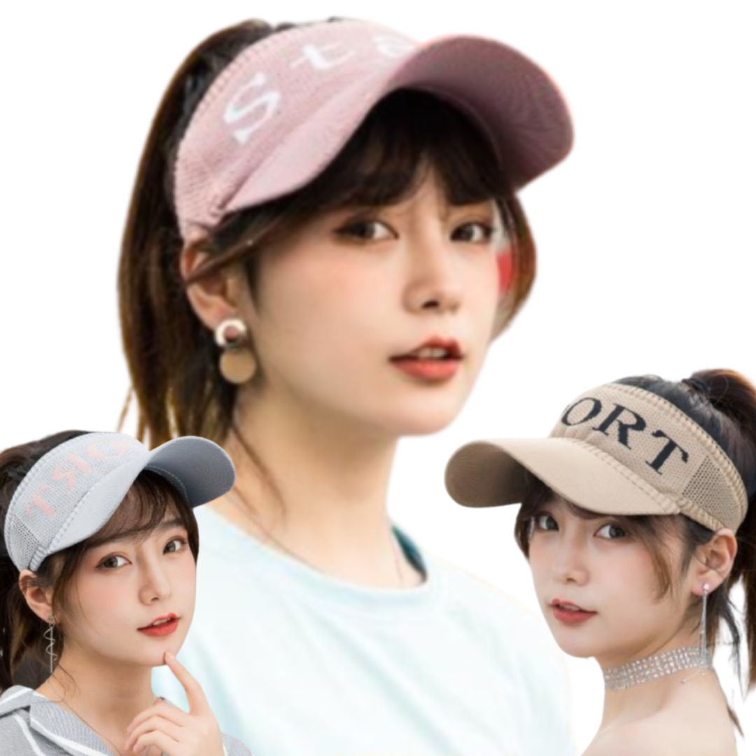 여자 캡모자 밴드형 여성 테니스 모자 볼캡 블랙 화이트 그레이 핑크 커피색 흰색 썬캡