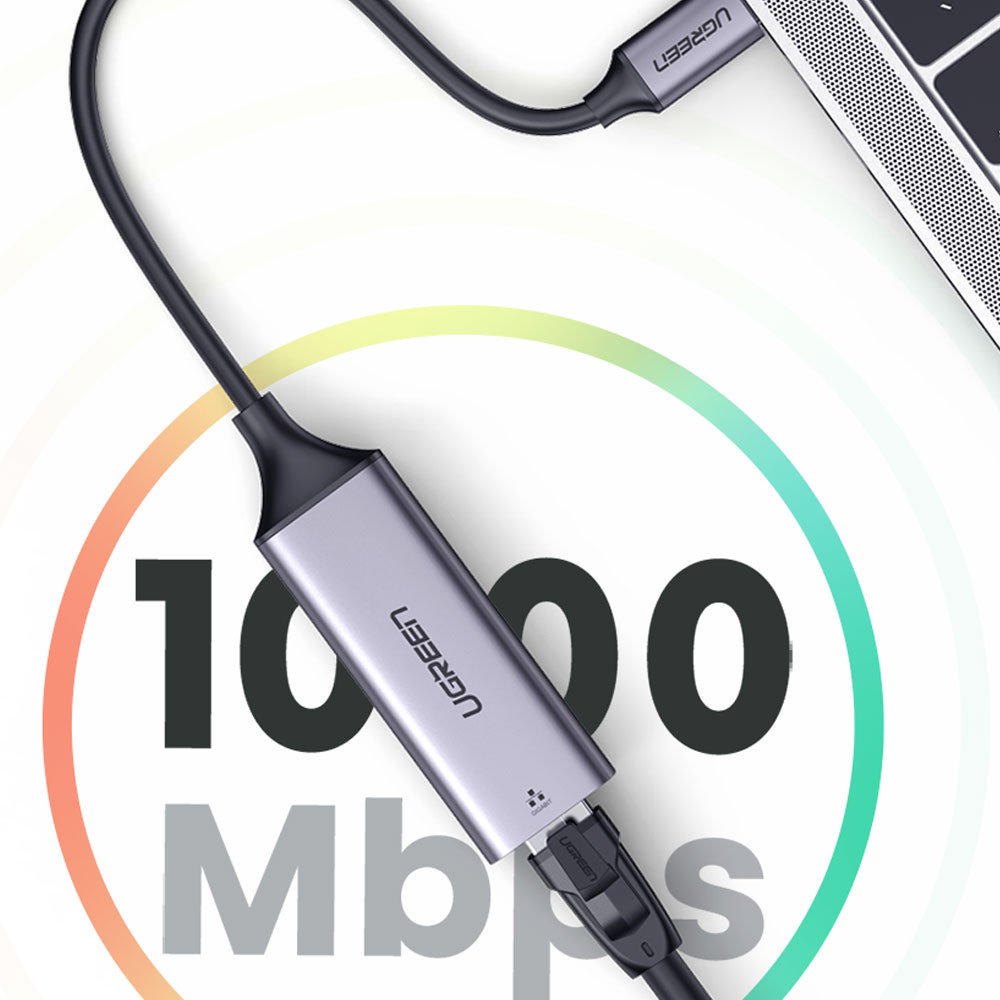 유그린 프리미엄 기가비트 USB C타입 랜카드 젠더 어댑터 CM199 - 상세 이미지 2