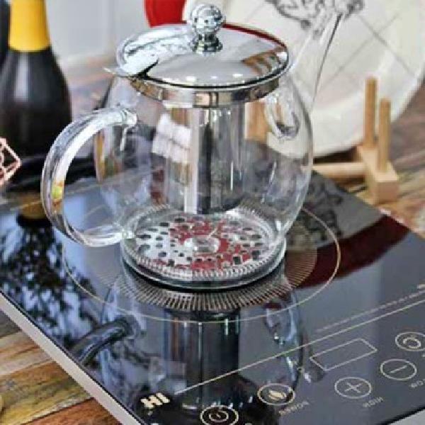 인덕션 유리 주전자 1.5리터 내열유리 티포트 직화 홍차 티포투 티포터 티메이커 차거름망