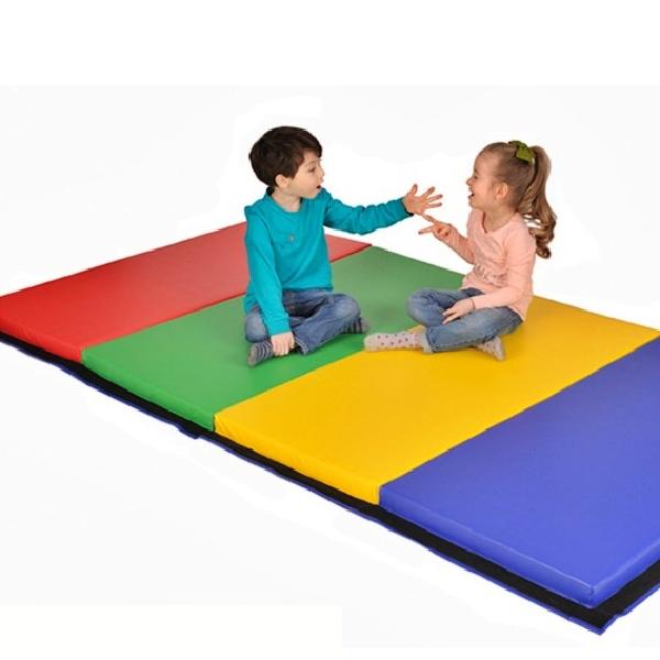 접이식 실내 트램펄린 층간소음 매트 아파트 놀이방 촉감 오감 놀이 주방놀이 pvc 베란다