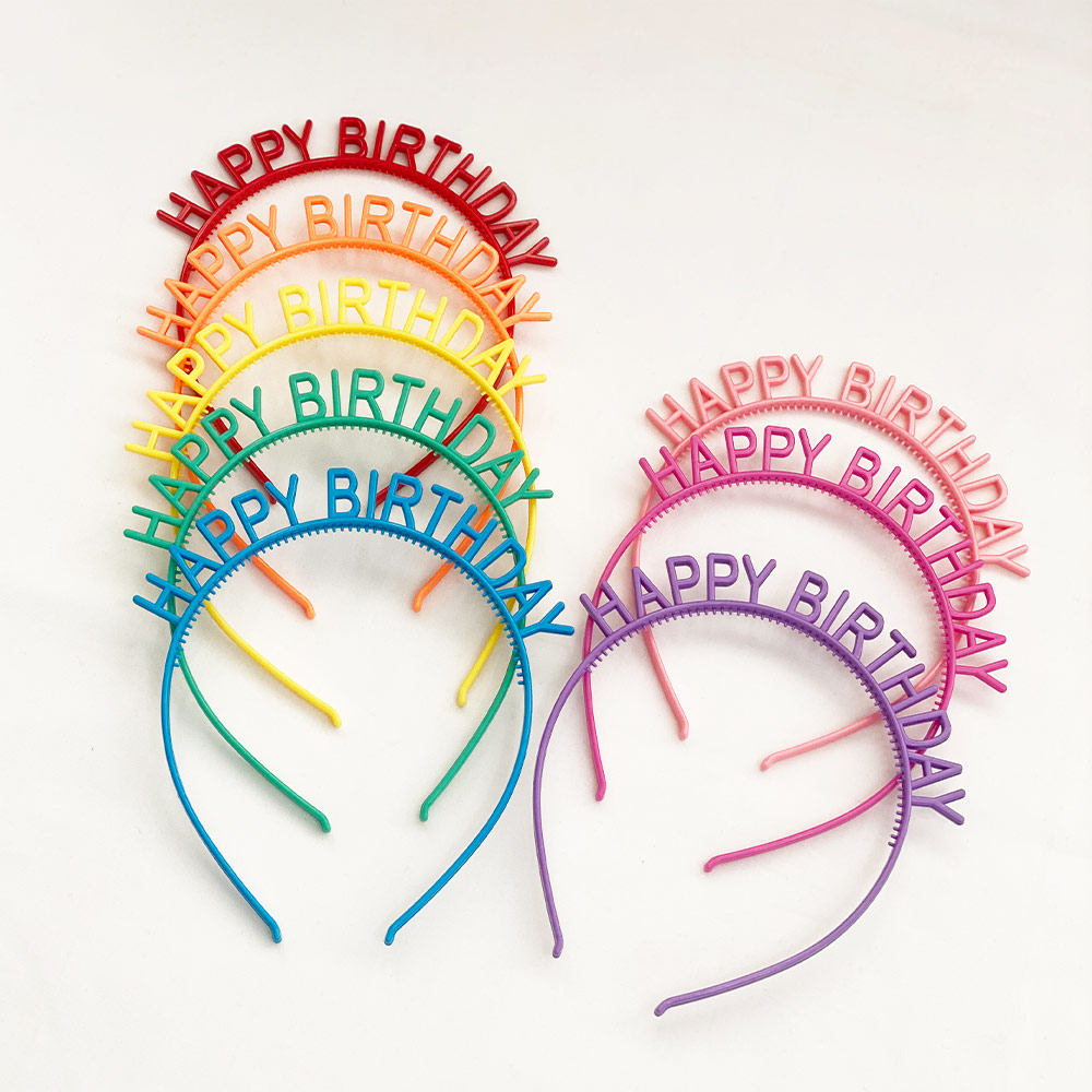 [브로키] 생일머리띠 헤어밴드 파티 이벤트소품