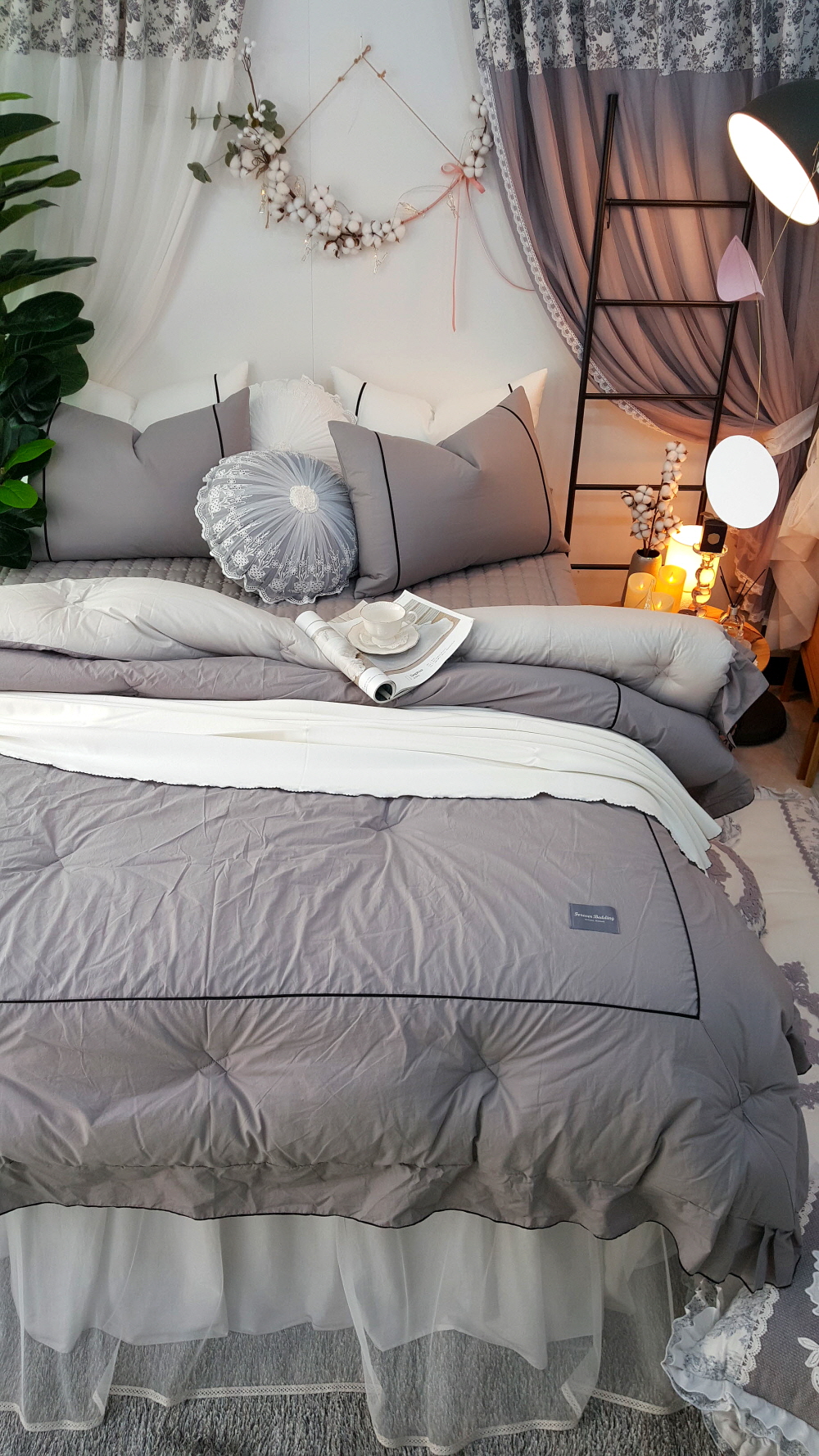 구름 호텔식침구 봄 가을 겨울이불 라지킹 순면차렵이불