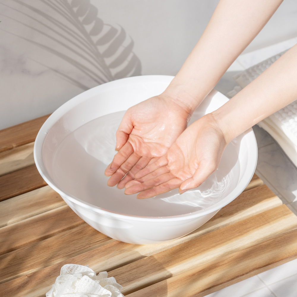 [단독] 창신리빙 블랑 세수 플라스틱 대야 다라이 1+1 - 상품 이미지