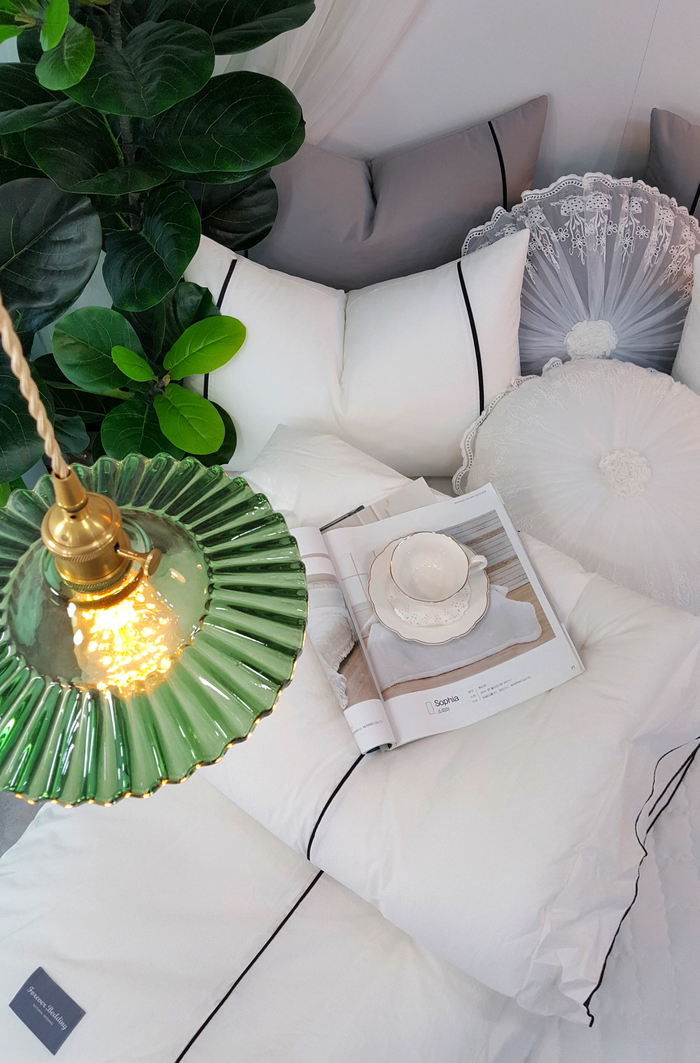 구름 호텔식침구 봄 가을 겨울이불 라지킹 순면차렵이불