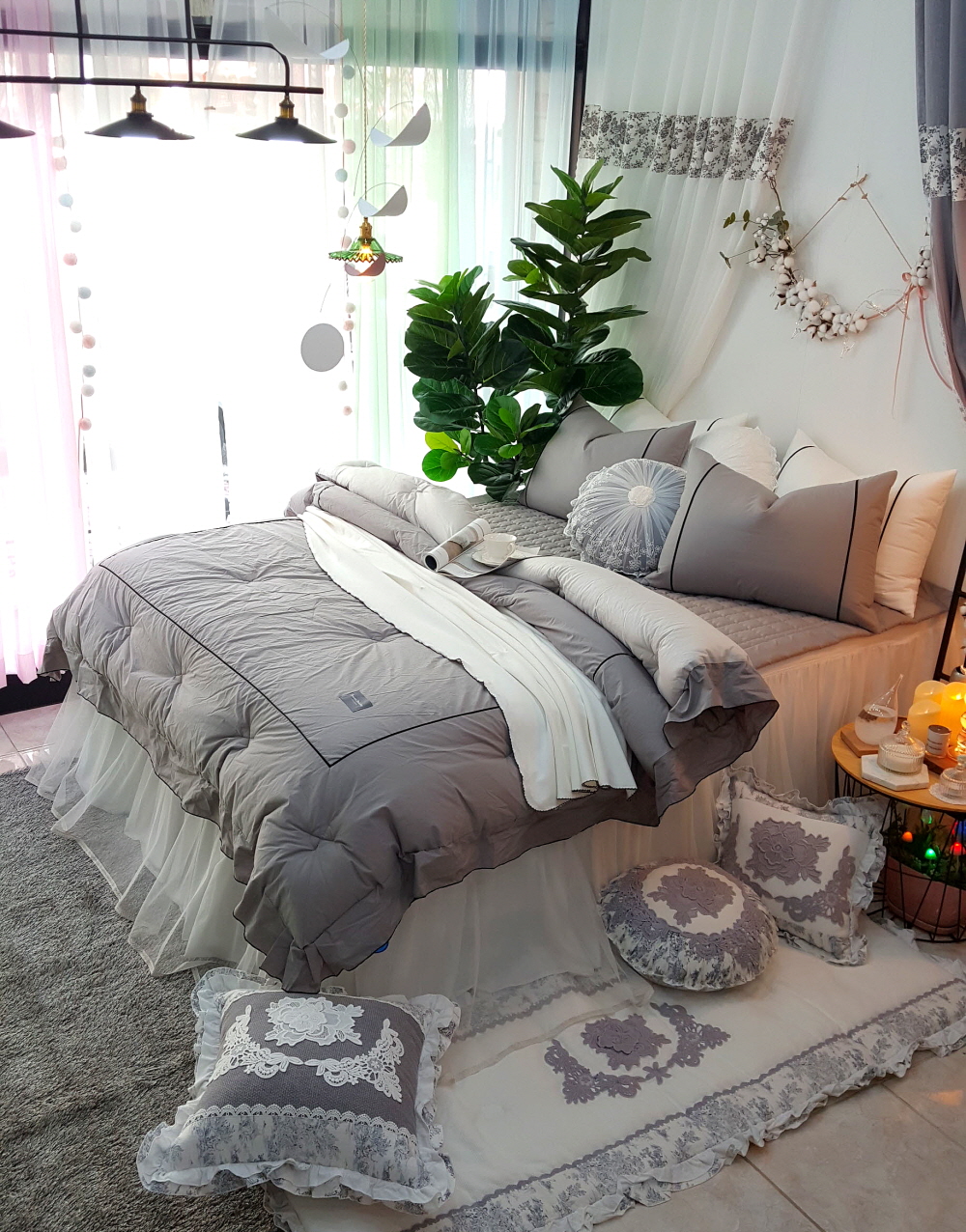 구름 호텔식침구 봄 가을 겨울이불 라지킹 순면차렵이불