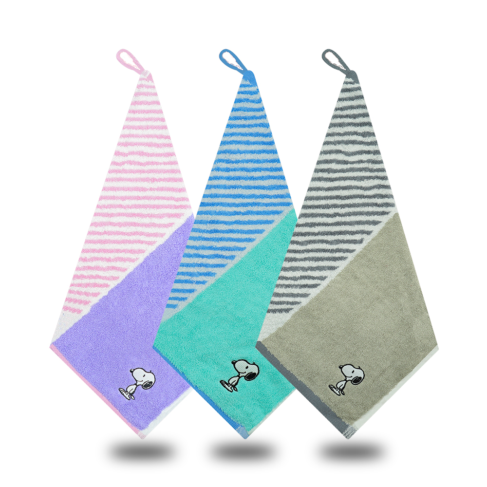 어린이집 고리 수건 송월 스누피 스플릿36 이름자수