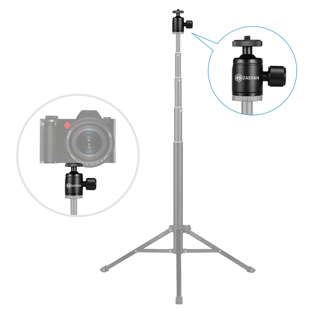 마일드 볼헤드 카메라 삼각대 미니볼헤드 360도 DH-B04 - 상세 이미지 2