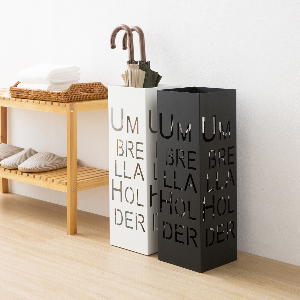 타이포 철제 우산꽂이 업소용 카페 사무실 현관 신발장 우산통 걸이 거치대