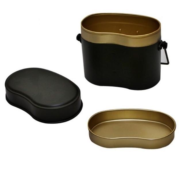 스텐 군용 반합 스테인레스 찬합 반찬통 도시락통 야전 군대반합 양은 차박용품