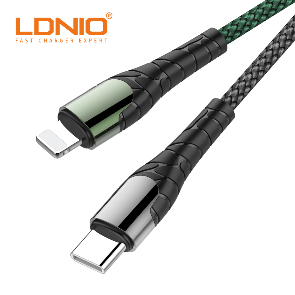 LDNIO USB C to 8핀 PD 고속 충전 케이블 LC111 LC112 1M - 메인 이미지