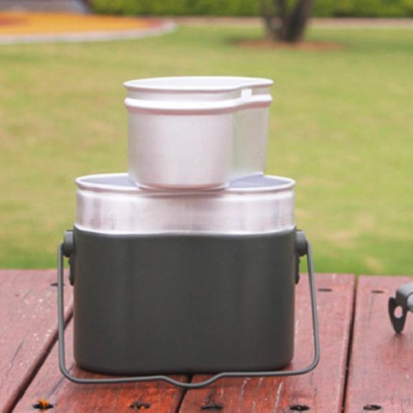 신형 3단 군용 반합 프랑스 이탈리아 독일군 스위스 미군 차박용품 반찬통 도시락통