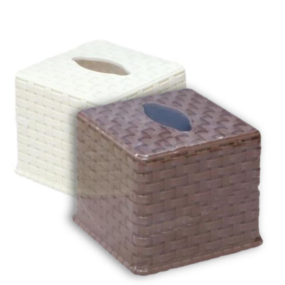 라탄 미니 각 티슈 케이스(색상 랜덤) 라탄 휴지 케이스 냅킨통 신혼부부 집들이 선물