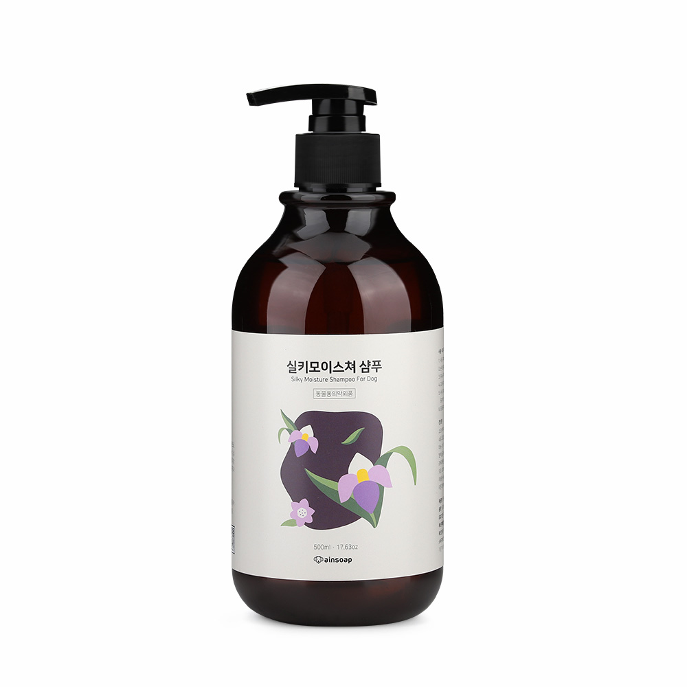 애견샴푸 천연 고급 실키모이스쳐샴푸 500ml