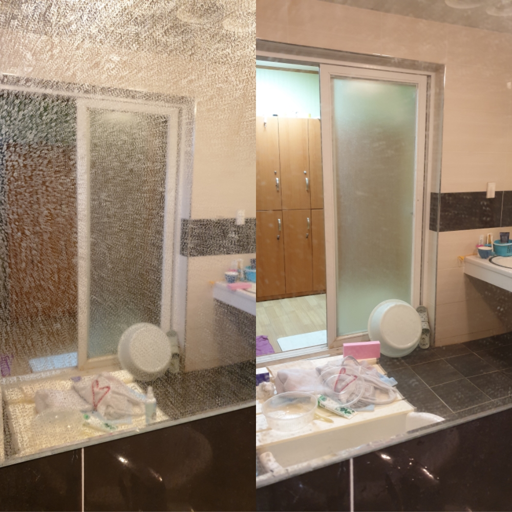 슬로웨이 물때제거제 욕실 화장실 거울 유리 유리창 샤워부스 창문 물때 제거 청소 150ml 이미지 7