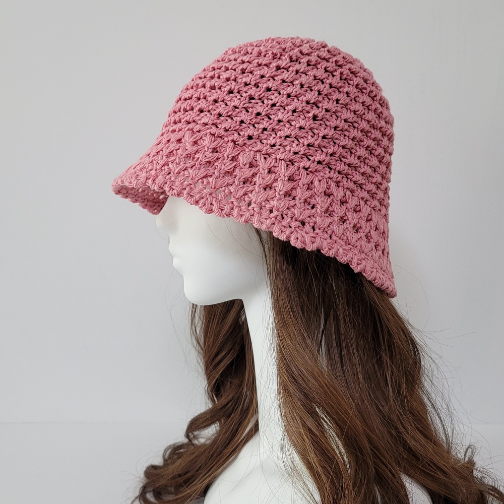 여름니트모자 여성벙거지모자 뜨개 휴양지 바캉스 비치 지사 산책 버킷햇 모자