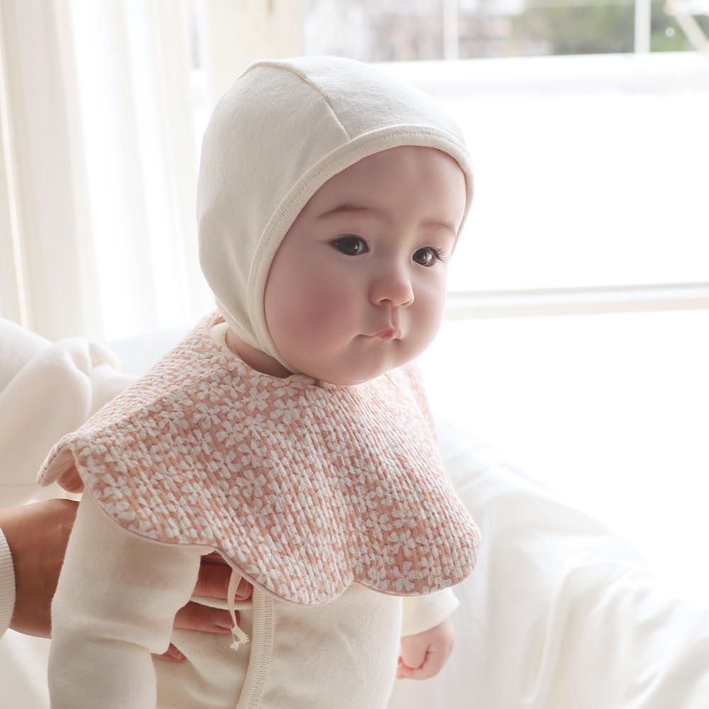 아기 턱받이 침받이 스카프 빕 이유식 면 거즈 유아 신생아