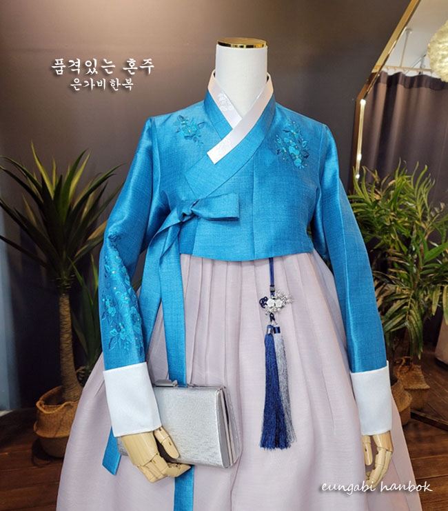 한복대여 은가비한복 품격있는 혼주 웨딩 결혼식 여자 하객 가족 - 상품 이미지