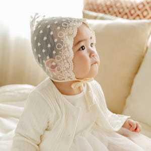 아기 돌 백일베이비레이스 보넷 꽃송이 코튼 육아맘 솔직 후기 | 실사용 리뷰 - 상품 이미지 2