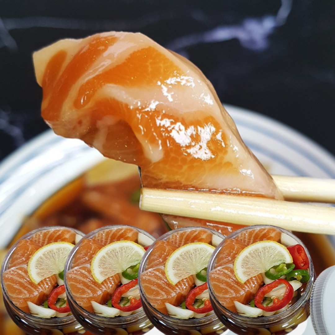 간장 생 연어장 250g 노르웨이 슈페리어 등급 생연어장