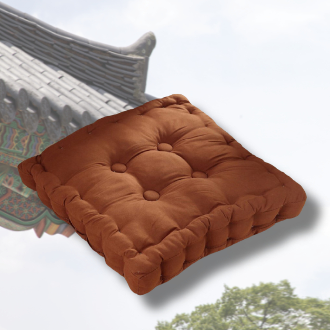 108배방석 절 방석 기능성 식탁 의자 브라운 퍼플 옐로우 오렌지 키높이 쿠션 쇼파 기도