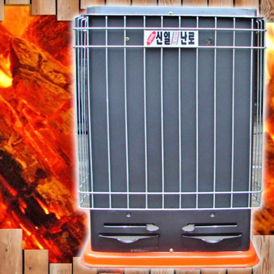 2구 6탄 주물 연탄난로 연탄용 전원주택난로 SL26