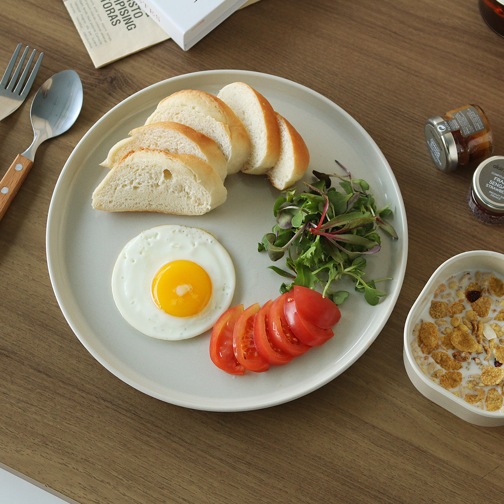 모던 홈세트 원형접시11인치 홈카페그릇 파스타 브런치