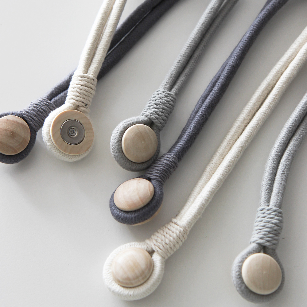 프리바토우 버튼 커튼 커텐 마그네틱 자석 타이백 후사 고리 끈 집게 걸이 장식