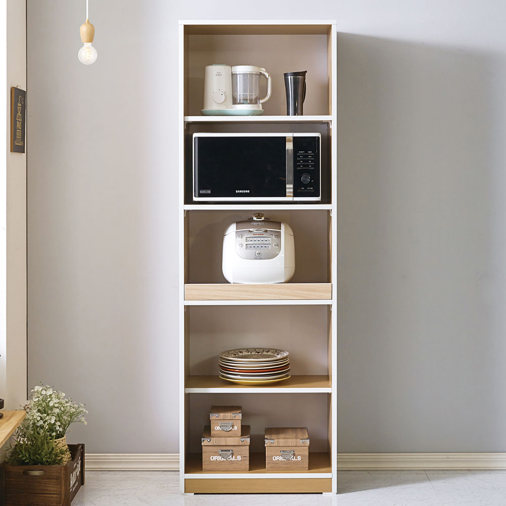 캐롤 600 광파오븐 렌지대 밥솥 전자렌지 수납장