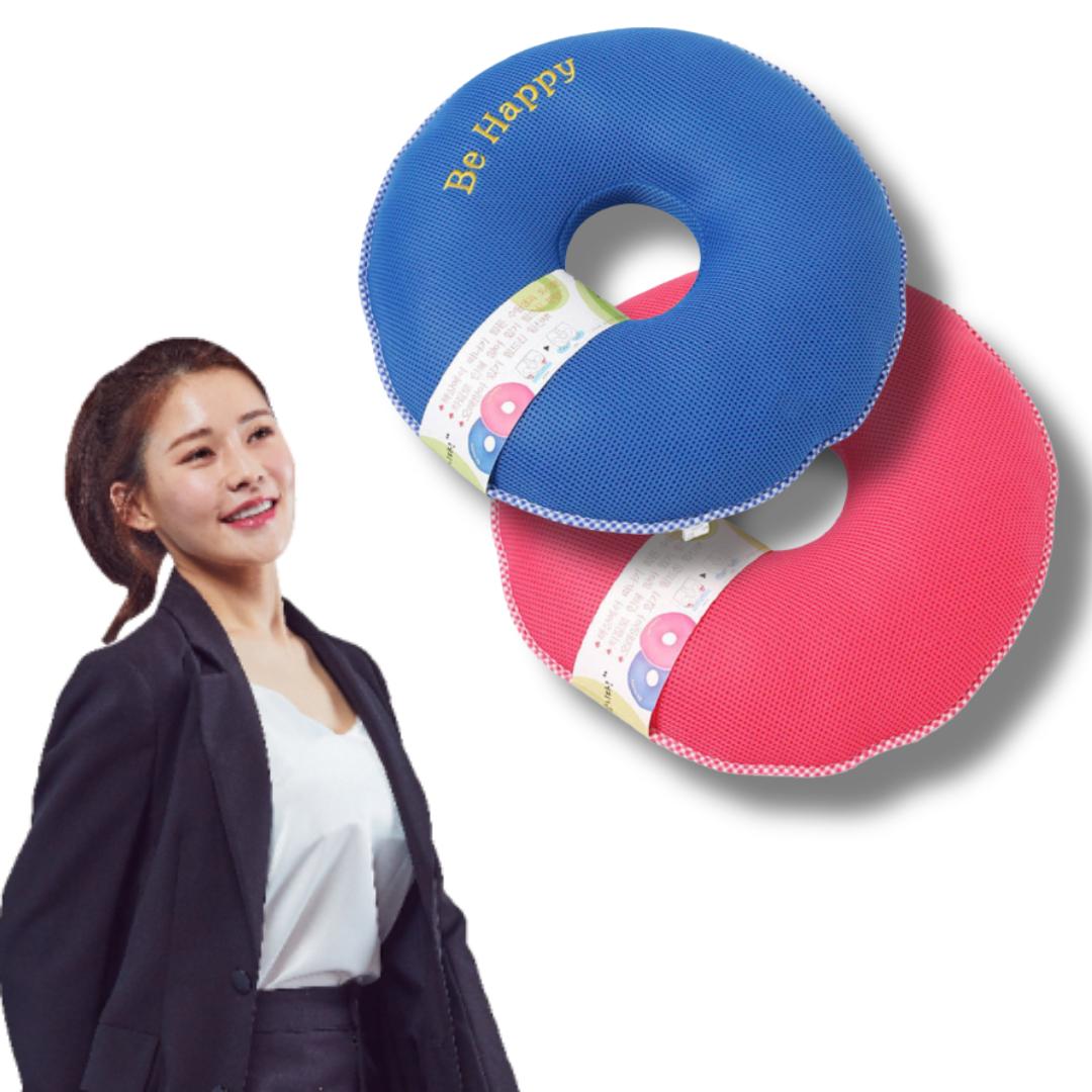 메쉬 도넛 기능성 치질 방석 원형 쿠션 산모 임산부 똥꼬방석 골반 꼬리뼈 엉덩이 안아픈 - 상품 이미지