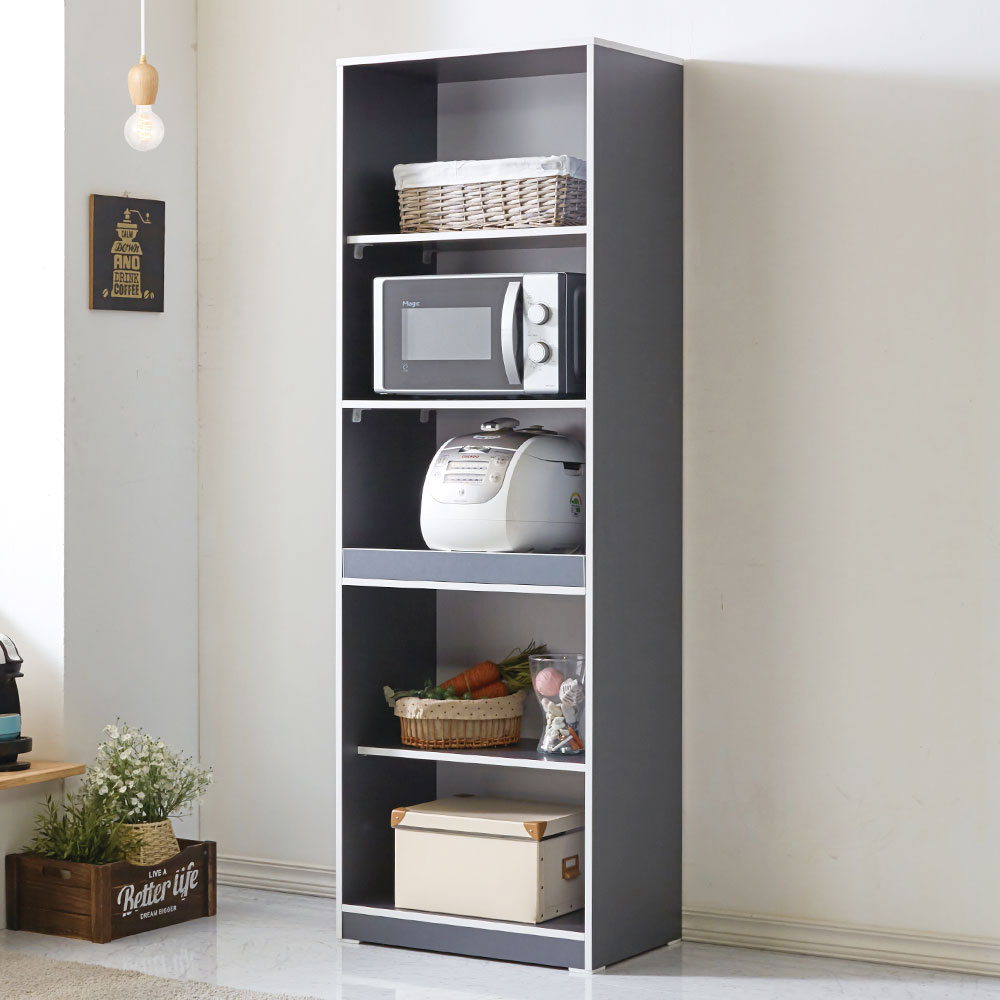 캐롤 600 광파오븐 렌지대 밥솥 전자렌지 수납장