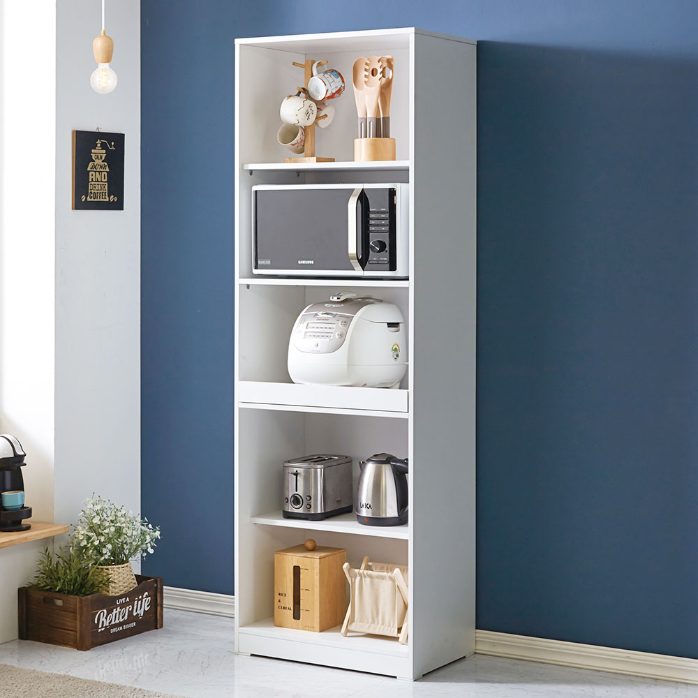 캐롤 600 광파오븐 렌지대 밥솥 전자렌지 수납장