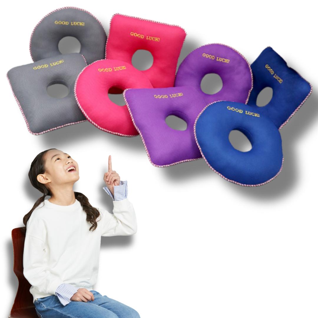 국산 원형 사각형 기능성 도넛 치질 방석 엉덩이 안아픈 똥꼬 방석 공시생 수험생 퍼플