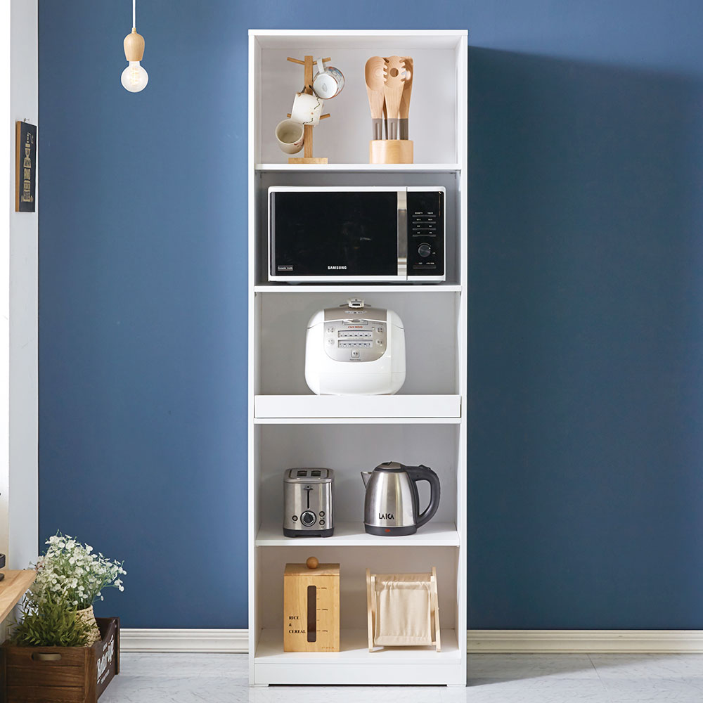 캐롤 600 광파오븐 렌지대 밥솥 전자렌지 수납장