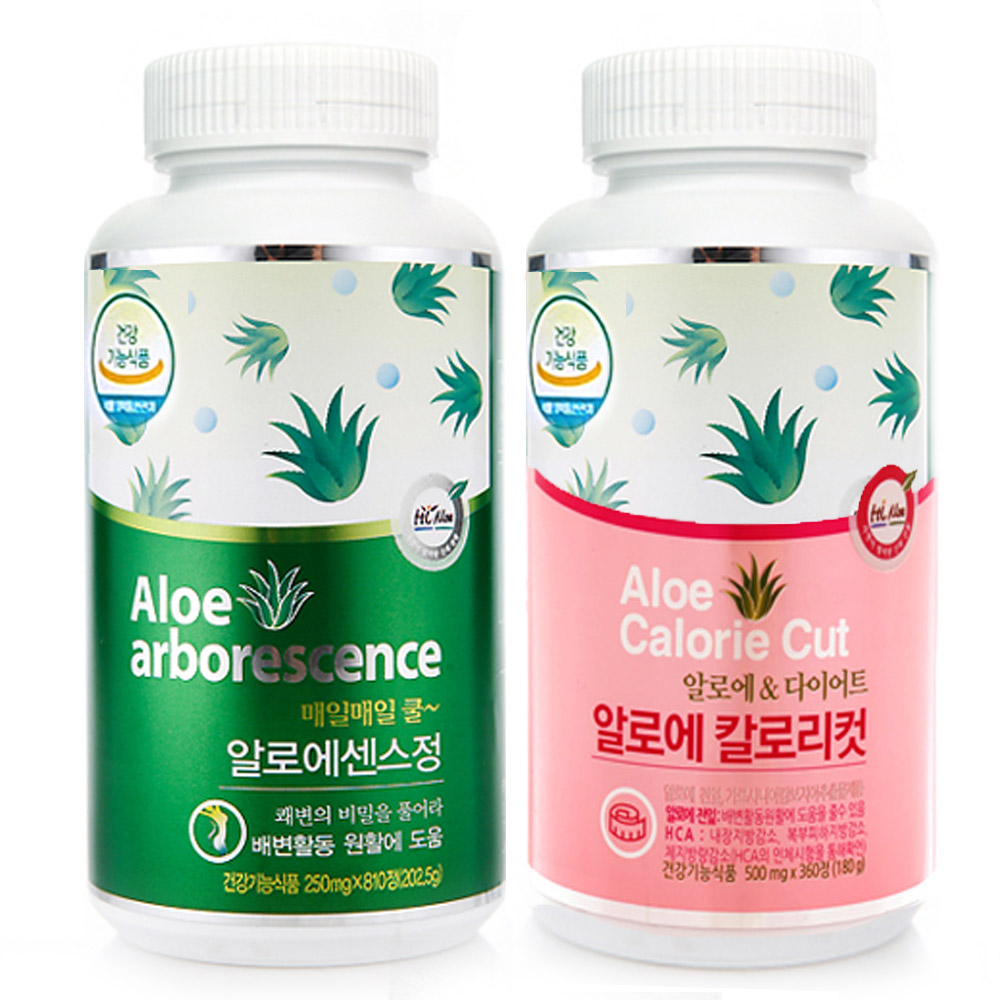 알로에 센스정 800mgx180정 2개월x2병 미국산 알로에베라 장건강/칼로리컷 다이어트 택1 - 상세 이미지 2