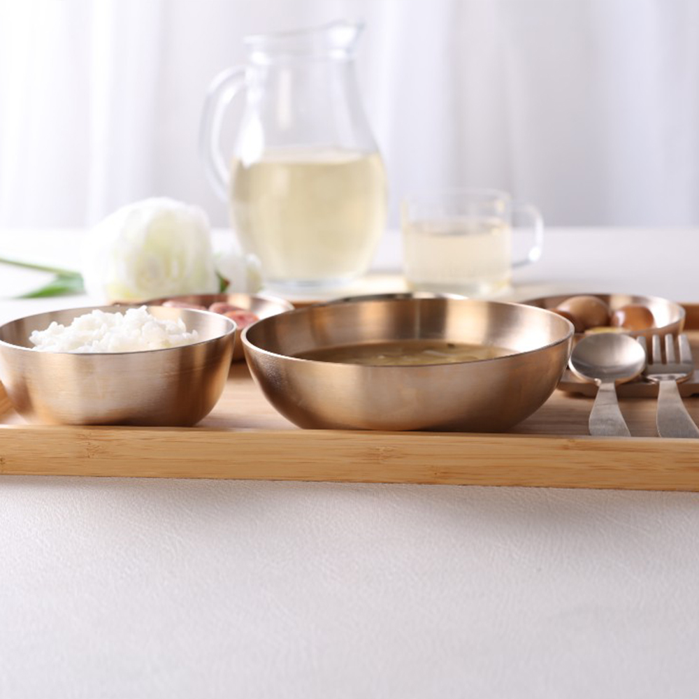 놋향 방짜유기 안성 유기그릇 세트 유아 반상기 놋그릇 로다스푼포크 아기 백일 돌 선물 남자 여자 유아식기 이유식기