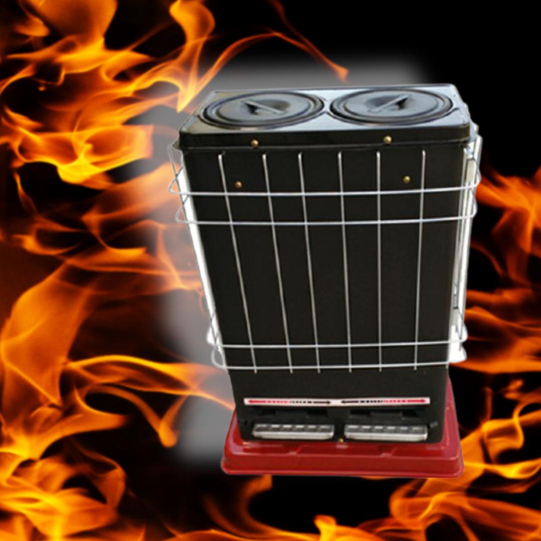 2구 6탄 주물 연탄난로 연탄용 공장 전원주택난로