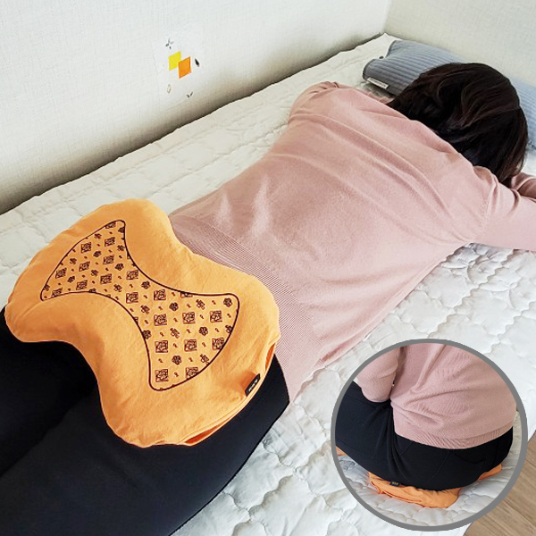 들꽃잠 엉덩이 찜질팩 골반 건식좌욕 엉따 온열 팥찜질 - 상품 이미지