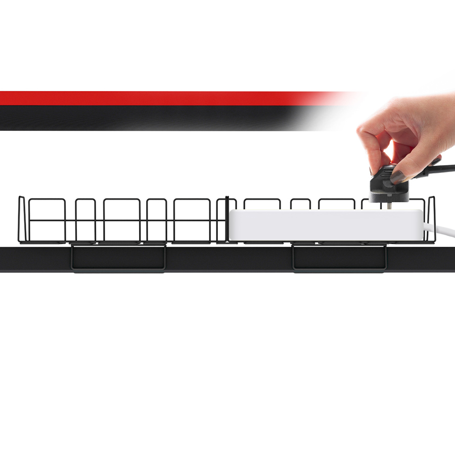 제닉스 ARENA-X ZERO DESK 1200 블랙 1인용 컴퓨터 게이밍책상