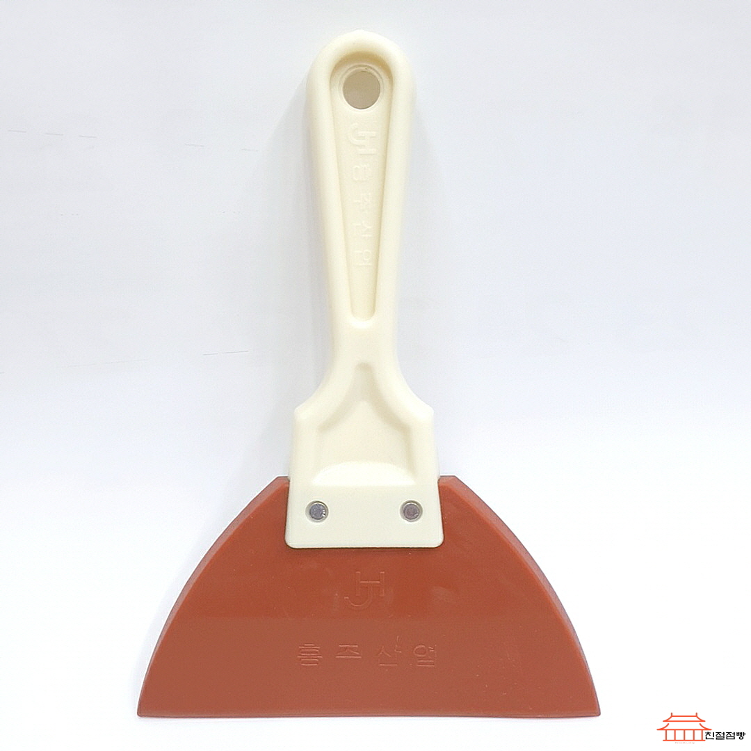 고무헤라 130mm 금속헤라(2PC) 타일메지작업 생고무 스크레퍼 퍼티 시트 - 메인 이미지