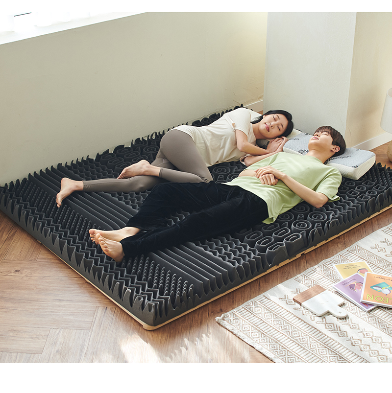 수면도감 14존 토퍼매트리스 바닥 침대매트 7㎝ 1인용 싱글 두꺼운 매트리스