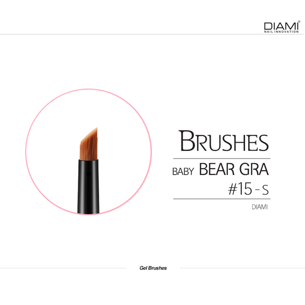 [DIAMI BRUSH] 다이아미 브러쉬 15-s 베이비 베어 그라 - 상품 이미지